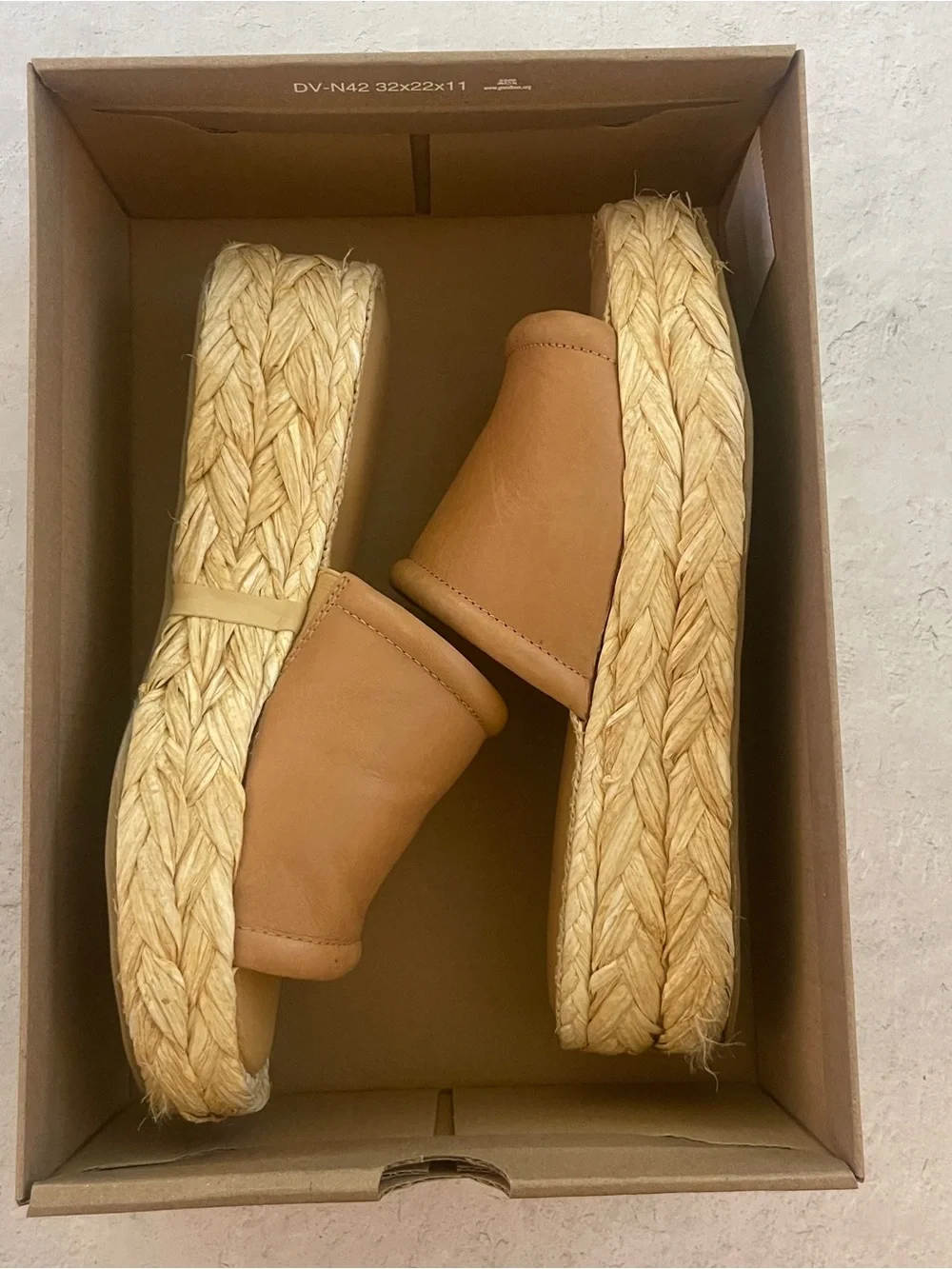 Dolce Vita “Chavi” Honey Leather Slides